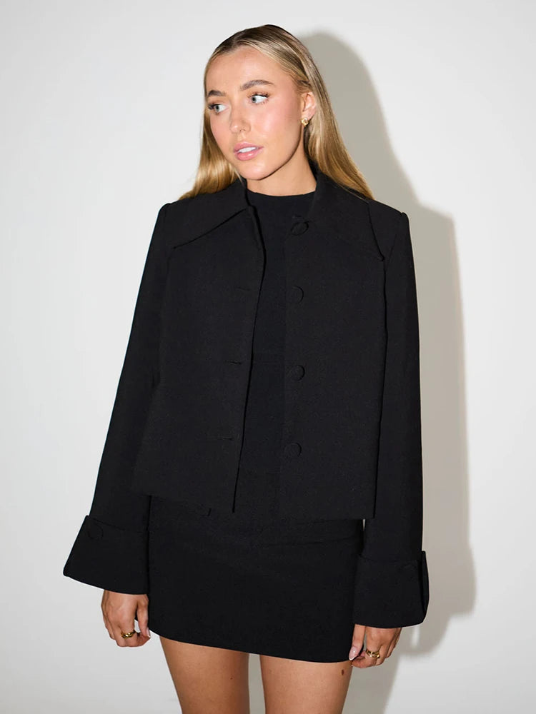 Autumn Winter Skirt Two Piece Sets