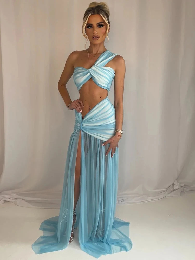 Summer Skirt Two Piece Sets One