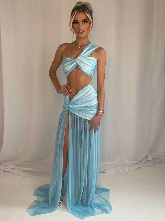 Summer Skirt Two Piece Sets One
