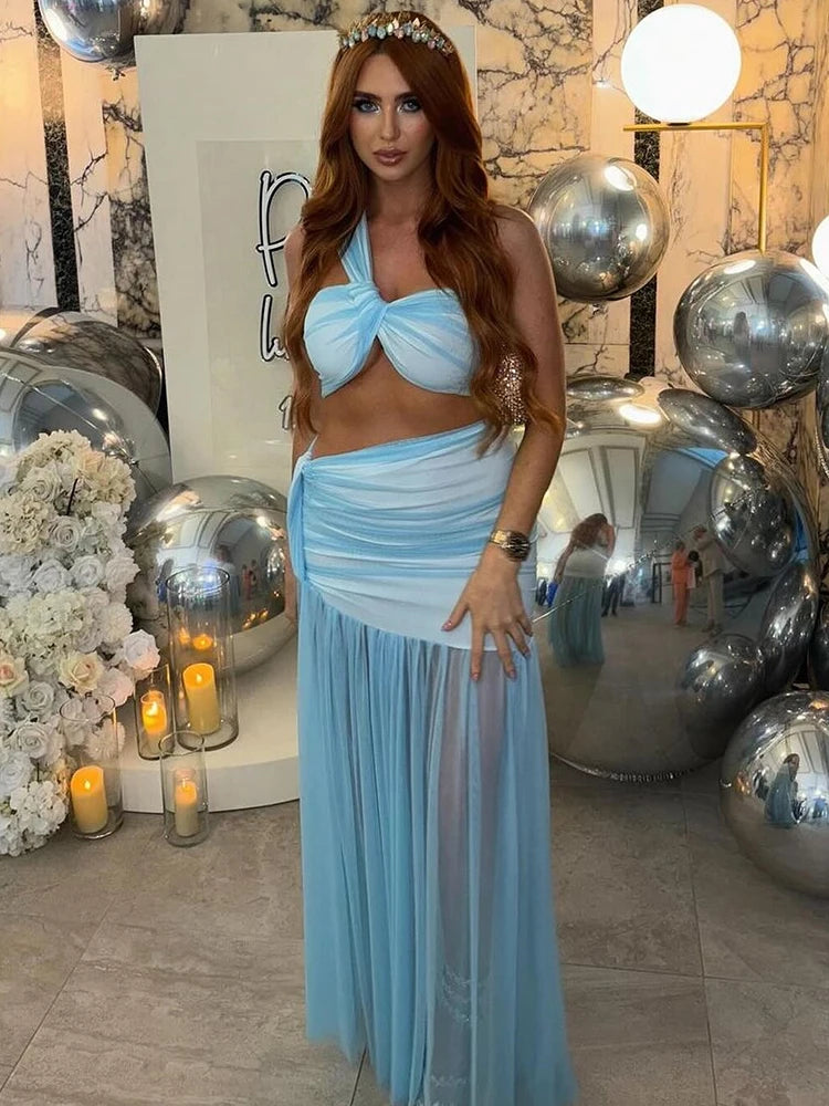 Summer Skirt Two Piece Sets One