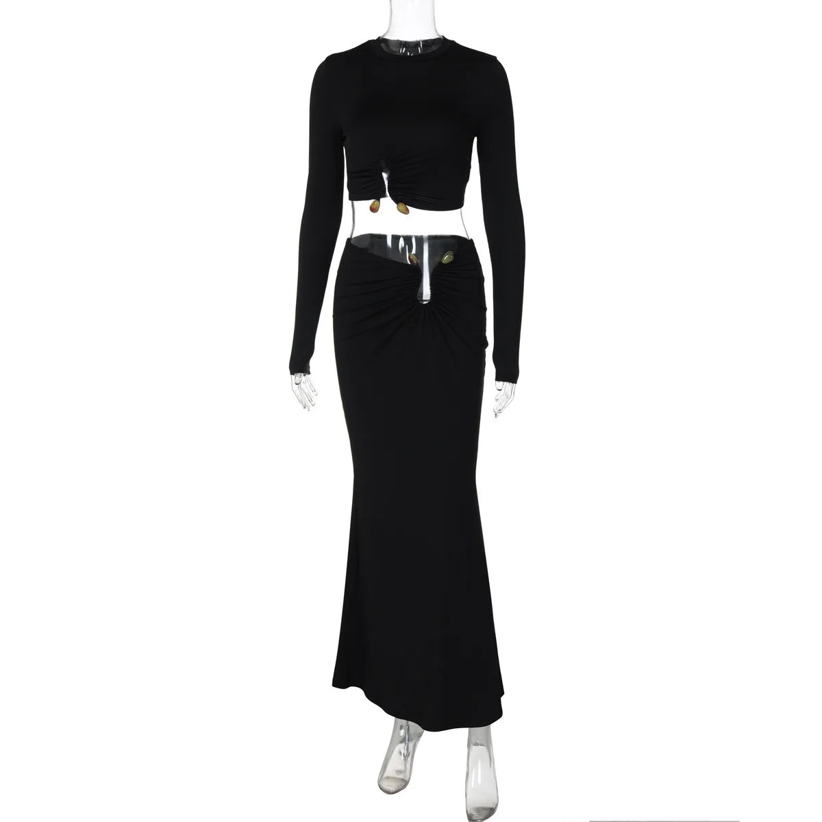 Autumn Winter Skirt Two Pieces Sets