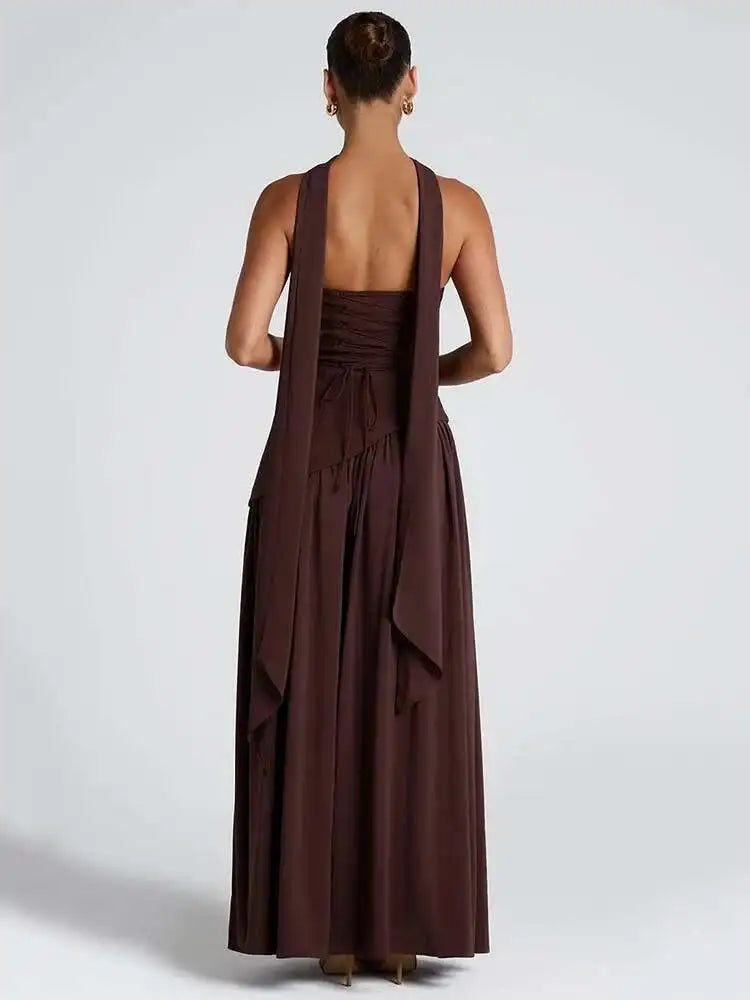 Strapless Off-shoulder Maxi Dress For Gown