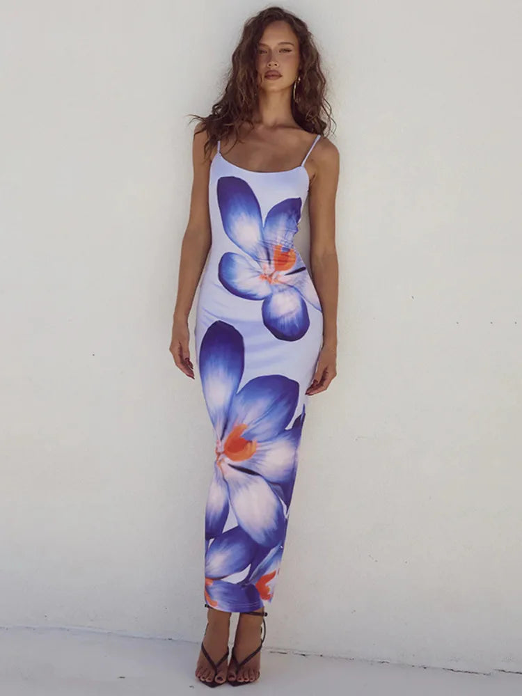 Floreal Print Long Dress For Gown