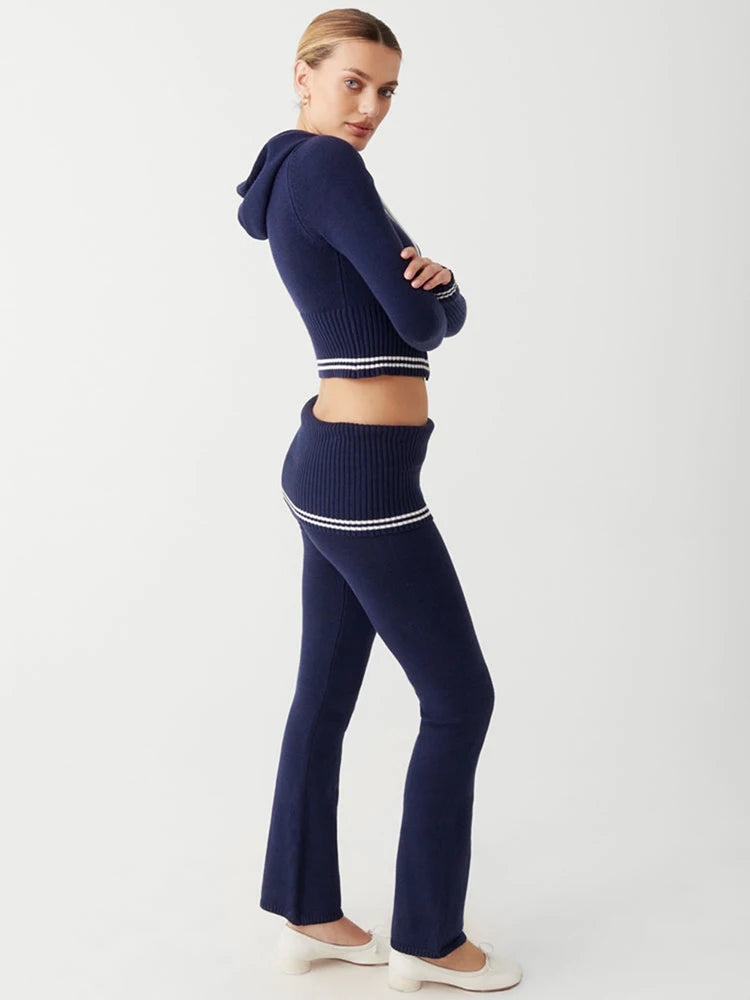 Autumn Winter Knit Two Piece Sets