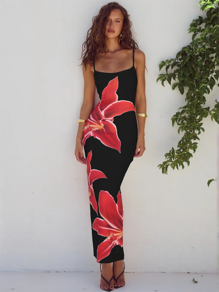 Floreal Print Long Dress For Gown